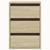 vidaXL Corner Chest of Drawers Sonoma Oak 40x41x58 cm Engineered Wood