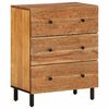 vidaXL Side Cabinet 60x33x75 cm Solid Wood Acacia