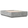 vidaXL Bed Frame without Mattress Concrete Grey 160x200 cm