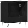 vidaXL Bathroom Sink Cabinet Black Oak 58 x 33 x 60 cm Engineered Wood