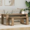 vidaXL Coffee Table Set 2 pcs Artisan Oak Engineered Wood