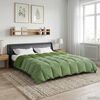 vidaXL Full Year Duvet Quilted Green 200 x 220 cm Microfiber