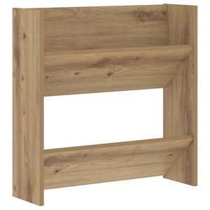 vidaXL Shoe Cabinet Artisan Oak 60 x 18 x 60 cm Engineered Wood