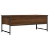 vidaXL Coffee Table Brown Oak 101x49x39.5 cm Engineered Wood