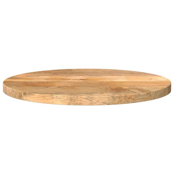 vidaXL Table Top &Oslash; 50x2.5 cm Round Solid Wood Mango