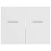 vidaXL Sink Cabinet with Built-in Basin White Engineered Wood