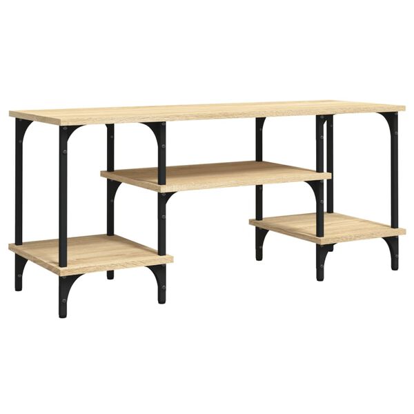 vidaXL TV Cabinet Sonoma Oak 102x35x45.5 cm Engineered Wood