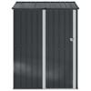 vidaXL Garden Sheds Anthracite 153.5 x 86 x 200 cm Metal