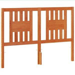 vidaXL Headboard Wax Brown 140 cm Solid Wood Pine