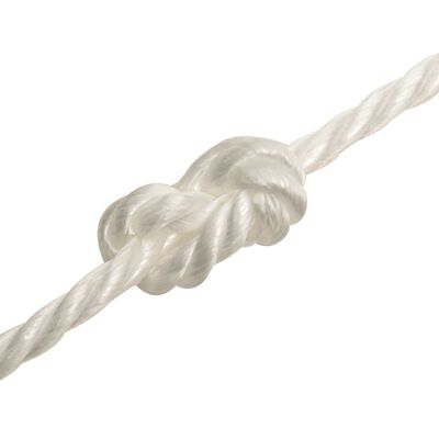 vidaXL Work Rope White 14 mm 100 m Polypropylene