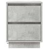 vidaXL Bedside Cabinet Concrete Grey 39 x 34.5 x 50 cm Engineered wood