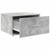 vidaXL Drawer Cabinet Grey 55 x 45 x 33.5 cm Engineered wood