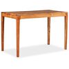 vidaXL Dining Table Solid Wood 118x60x76 cm