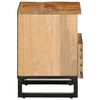 vidaXL Bedside Cabinet 40x33x46 cm Solid Wood Rough Mango
