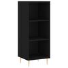 vidaXL Highboard Black 34.5x32.5x180 cm Engineered Wood