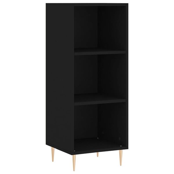 vidaXL Highboard Black 34.5x32.5x180 cm Engineered Wood