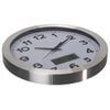 Perel Wall Clock 35 cm White and Sliver