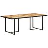 vidaXL Dining Table 200 cm Rough Mango Wood