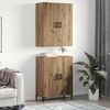 vidaXL Highboard Artisan oak 69.5 x 34 x 180 cm Engineered Wood