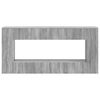 vidaXL Console Table Grey Sonoma 155 x 29 x 74 cm Engineered Wood