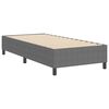 vidaXL Platform Bed Frame Light Grey 90 x 190 cm Fabric