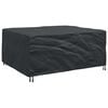 vidaXL Furniture Cover Plain Black 200 x 150 x 85 cm 600D