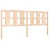 vidaXL Bed Frame without Mattress 200x200 cm Solid Wood