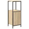 vidaXL 2 Piece Bathroom Furniture Set Sonoma Oak Engineered Wood