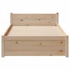 vidaXL Bed Frame without Mattress 90x200 cm Solid Wood Pine