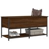 vidaXL Storage Bench Brown Oak 100x42.5x47 cm Engineered Wood