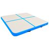 vidaXL Inflatable Gymnastics Mat with Pump 200x200x15 cm PVC Blue