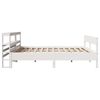 vidaXL Bed Frame without Mattress White 180x200 cm Super King Solid Wood Pine