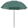 vidaXL Fishing Umbrella Green 220x193 cm