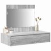 vidaXL Dressing Table with Drawer Grey 83 x 40 x 70 cm Engineered Wood