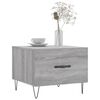 vidaXL Coffee Table Grey Sonoma 50x50x40 cm Engineered Wood