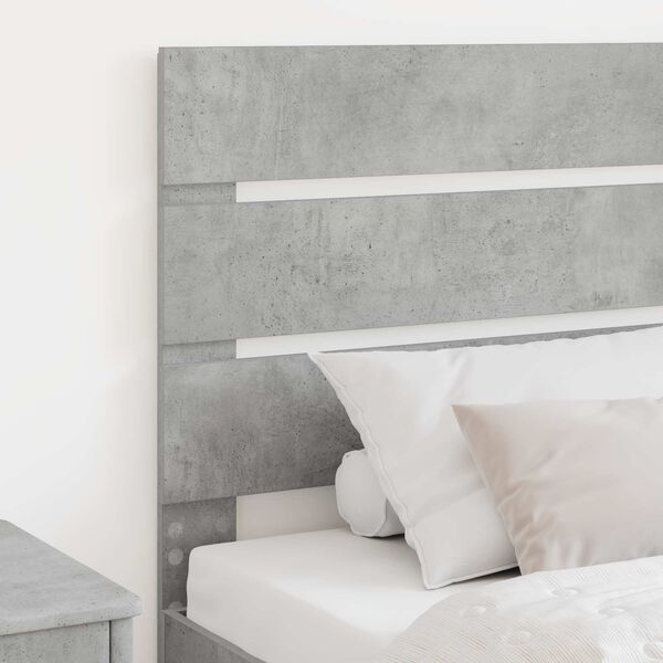 vidaXL Headboard Concrete Grey 75 cm Engineered Wood