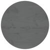 vidaXL Table Top Grey &Oslash;60x2.5 cm Solid Wood Pine
