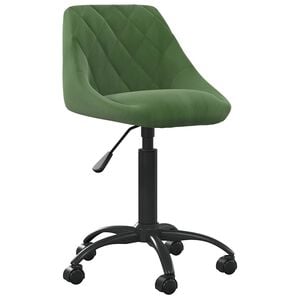 vidaXL Dining Chair Dark Green Velvet