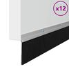 vidaXL Screw-on Door Brush Seals 12 pcs Silver 100 cm Aluminium Alloy