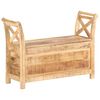 vidaXL Hall Bench 103x33x72 cm Solid Mango Wood