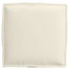 vidaXL Cushion 2 pcs Cream 40 x 40 x 8 cm Oxford Fabric