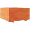 vidaXL Garden Planter Wax Brown 90x90x49.5 cm Solid Wood Pine
