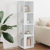 vidaXL Corner Cabinet White 33x33x132 cm Engineered Wood