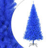 vidaXL Artificial Christmas Tree with Stand Blue 180 cm PVC