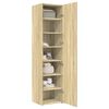 vidaXL Highboard Sonoma Oak 45x42.5x185 cm Engineered Wood
