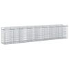 vidaXL Gabion Raised Bed 3 pcs 400 x 50 x 80 cm Galvanised Steel