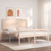 vidaXL Senior Bed without Mattress 160x200 cm Solid Wood