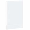 vidaXL Dishwasher Panel Lucca High Gloss White Engineered Wood