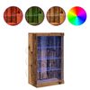 vidaXL LED Sideboard Old Wood 60.5 x 37 x 100 cm Engineered Wood