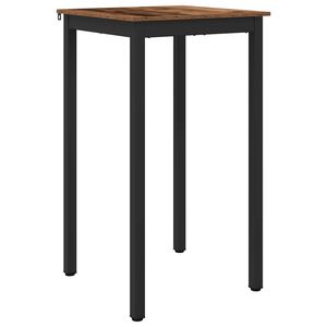 vidaXL Standing Bar Table Engineered Wood Square